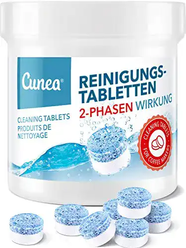 Reinigungstabletten Kaffeevollautomat Cunea 2-Phasen 25x 3.5g