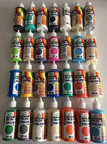 Window-Color H&S Window Color 80ml 28 Farben, Starter Set