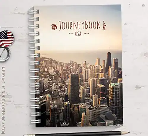 Reisetagebuch JourneyBook USA/Amerika zum selberschreiben