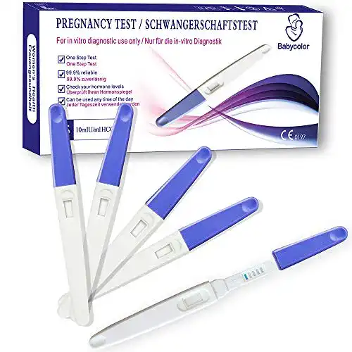 Frühschwangerschaftstest Babycolor Frühtest, 5 Stück