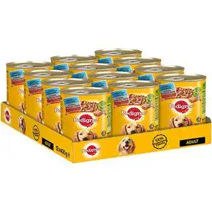 Pedigree-Hundefutter PEDIGREE 3 Sorten: Rind, Lamm und Huhn