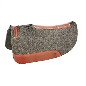 Westernpad WILDHORN Western-Pad MERINO, rund, 78×80, grau
