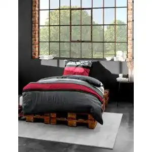 Bettwäsche Bierbaum 4757, Mako-Satin, 135×200 + 80×80 cm