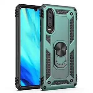 Huawei-P30-Hülle AFARER, Militärische Handyhülle Jade Green