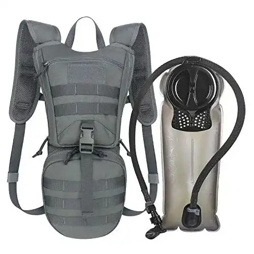 Molle-Rucksack Unigear Trinkrucksack mit 2.5L Trinkblase