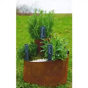 Kräuterspirale Novaliv Naturrost Kräuterschnecke (31 cm Hoch)
