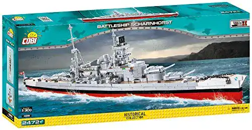 Die beste COBI COBI 4818 Battleship Scharnhorst Toys, grau, rot, schwarz 2026 Test Bestseller COBI COBI 4818 Battleship Scharnhorst Toys, grau, rot, schwarz