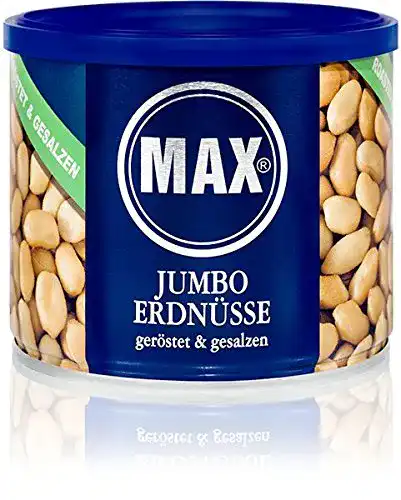 Die beste Gesalzene Erdnüsse Max JUMBO ERDNÜSSE geröstet & gesalzen 2026 Test Bestseller Gesalzene Erdnüsse Max JUMBO ERDNÜSSE geröstet & gesalzen