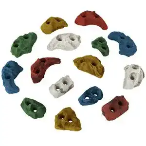 Alpidex-Klettergriffe ALPIDEX Klettergriffe Größe XS, 15 Stück