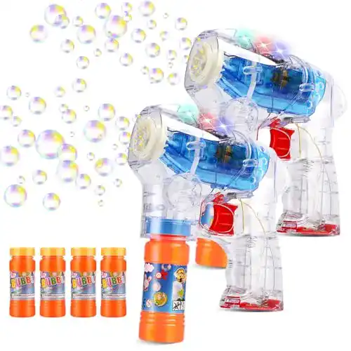 Seifenblasenpistole EPCHOO , 2PCS LED Seifenblasen Pistole