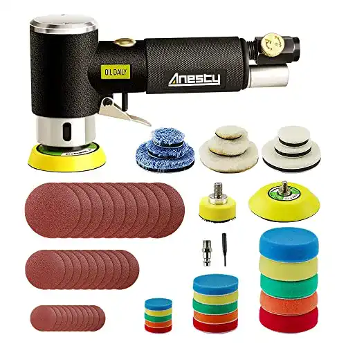 Druckluftschleifer Anesty Druckluft Exzenterschleifer Mini Set