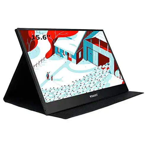 Portable Monitor WIMAXIT 15,6 Zoll Tragbarer Monitor, USB-C