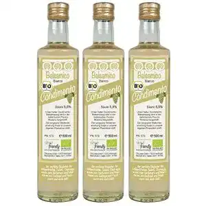 Balsamico bianco direct&friendly Bio Condimento, 3 x 500 ml
