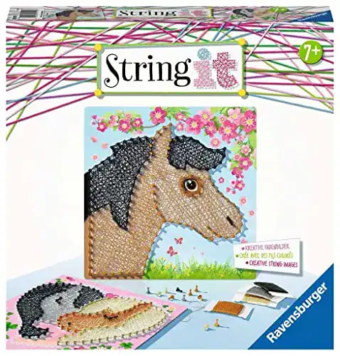 Fadenbild Ravensburger String it Ravensburger Midi Horses