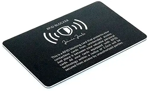 RFID-Blocker Jaimie Jacobs ® Karte RFID-Schutz für Kreditkarten