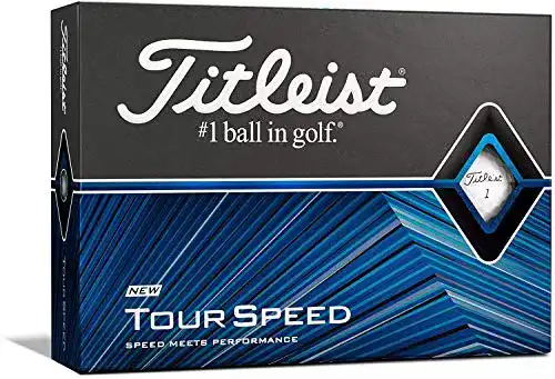 Titleist-Golfbälle Titleist Tour Speed Golfball, Herren, weiß