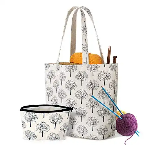 Die beste Stricktasche Yarwo Tragetasche für Wolle, für Unterwegs 2026 Test Bestseller Stricktasche Yarwo Tragetasche für Wolle, für Unterwegs
