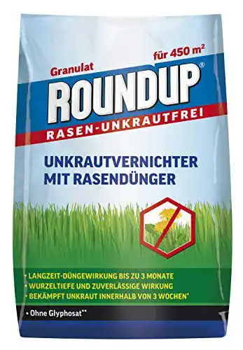 Unkrautvernichter Roundup Rasen-Unkrautfrei Rasendünger, 2in1