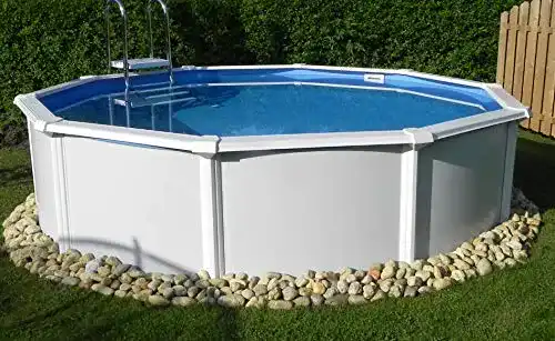 Stahlwandpool Family Pool Stahlwandbecken “Kreta” rund 450 x 120
