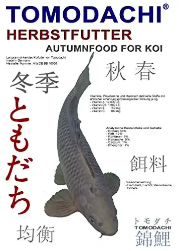 Tomodachi-Koifutter Tomodachi Herbstfutter, langsam sinkendes