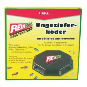 Silberfischfalle Axisis GmbH REINEX 4er Pack Ungezieferdose