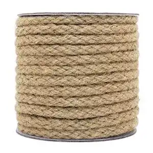 Hanfseil TW Tenn gut geflochtene Jute, 8 mm dick, 152,4 m
