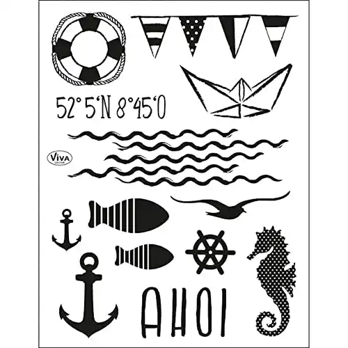 Die beste Motivstempel Viva Decor ®️ Clear-Stamps (AHOI) Silikon Stempel 2026 Test Bestseller Motivstempel Viva Decor ®️ Clear-Stamps (AHOI) Silikon Stempel