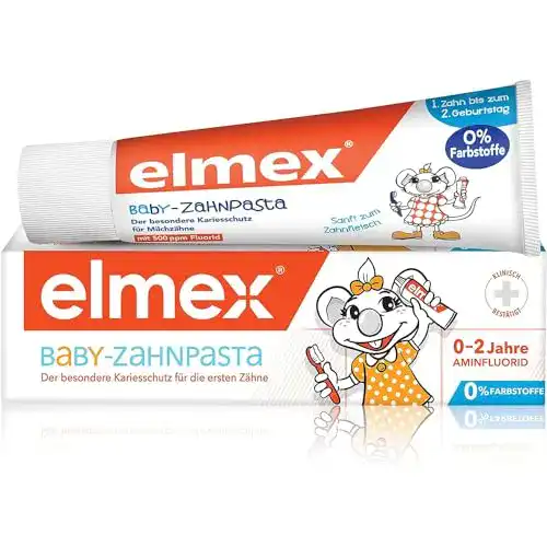 Babyzahnpasta ELMEX Baby Zahnpasta, 50 ml für Milchzähne