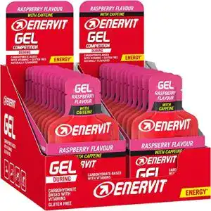 Traubenzucker ENERVIT Sport Gel Himbeere, 24x25ml