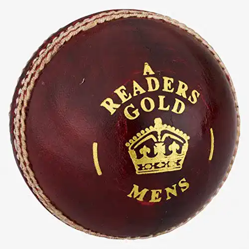 Cricket-Ball Readers , 5.5oz Gold ‘A’ Cricketball, 156 g, Rot, Herren