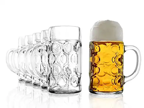 Maßkrug Stölzle Lausitz STÖLZLE OBERGLAS ISAR 1,0l, 6 Stück