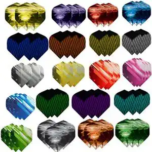 Dart-Flights hopewey Dart Flights, 60 Stück Dartflys Standard