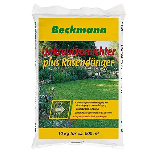 Beckmann-Rasendünger Beckmann, Plus Unkrautvernichter, 10 Kg