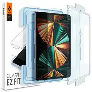 iPad-Pro-12.9-Panzerglas Spigen Glas.tR EZ Fit Panzerglas