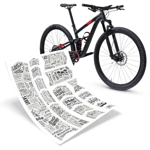 Fahrrad-Schutzfolie Riesel Design ® – „Frame:Guard“ Fahrrad