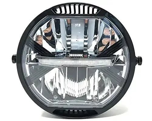 7-Zoll-LED-Scheinwerfer Alchemy Parts LED Motorrad Scheinwerfer 7″