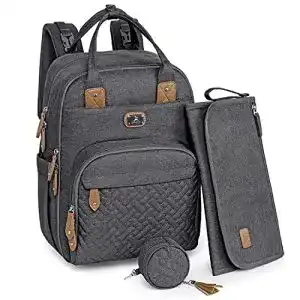 Wickelrucksack Dikaslon Wickeltasche Rucksack, Schnullerhalter