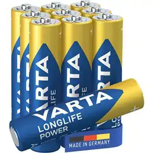AAA-Batterie Varta Longlife Power AAA Micro LR03 Batterie, 10er