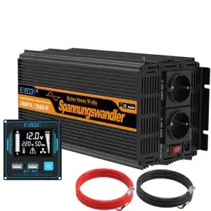 Edecoa-Spannungswandler EDECOA Wechselrichter 12v 230v
