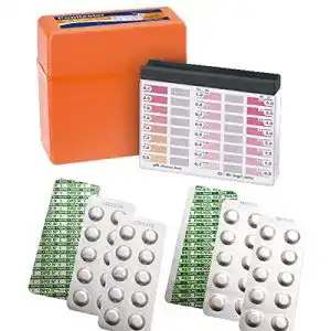Pooltester harren24 Testkit für pH-Wert/freies Chlor/Brom 60 Tabl.