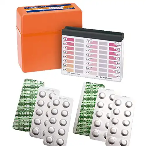 Pooltester harren24 Testkit für pH-Wert/freies Chlor/Brom 60 Tabl.