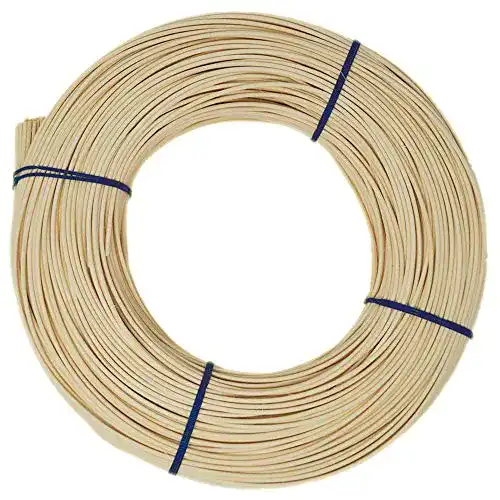 Peddigrohr famos Blauband Flechtmaterial Peddig Natur ca. 500g