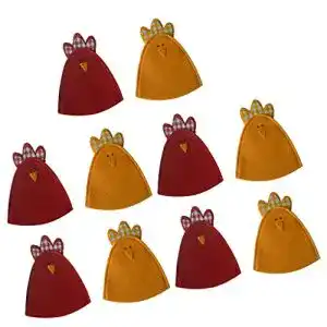 Eierwärmer Fenteer Lustige Weihnachten Mini Küken Gelb Rot