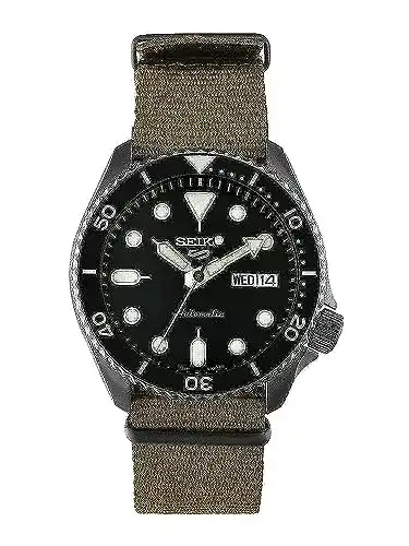 Seiko Automatik Seiko Herren analog Automatik Textil Armband
