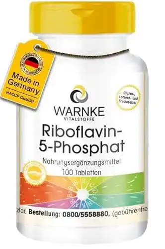 Die beste Riboflavin WARNKE VITALSTOFFE -5-Phosphat, 100 Tabletten 2026 Test Bestseller Riboflavin WARNKE VITALSTOFFE -5-Phosphat, 100 Tabletten