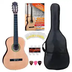 7/8-Gitarre Classic Cantabile AS-861 Konzertgitarre 7/8 Starter-SET
