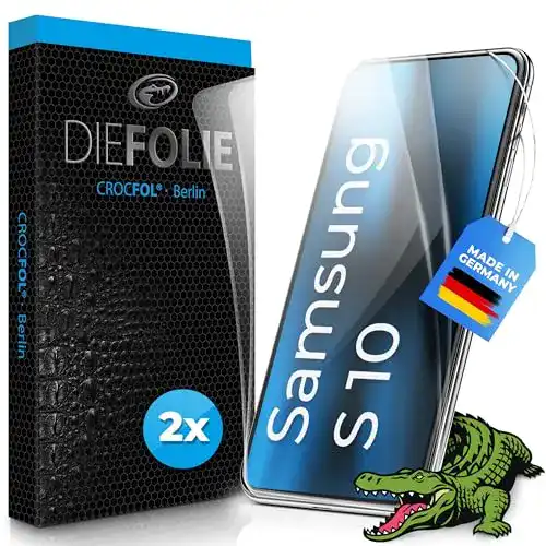 Samsung-Galaxy-S10-Schutzfolie Crocfol, 2 St., selbstheilend