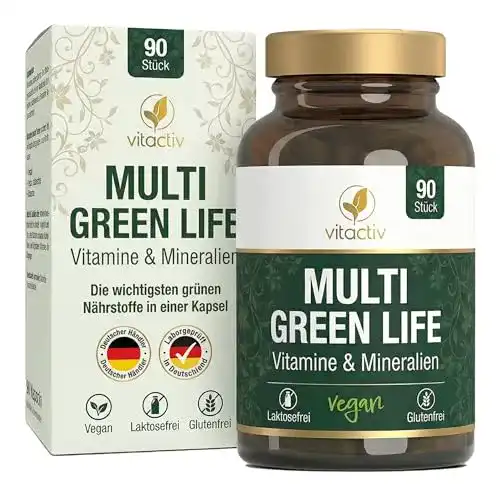 Multivitaminpräparat Vitactiv Natural Nutrition MULTI GREEN LIFE