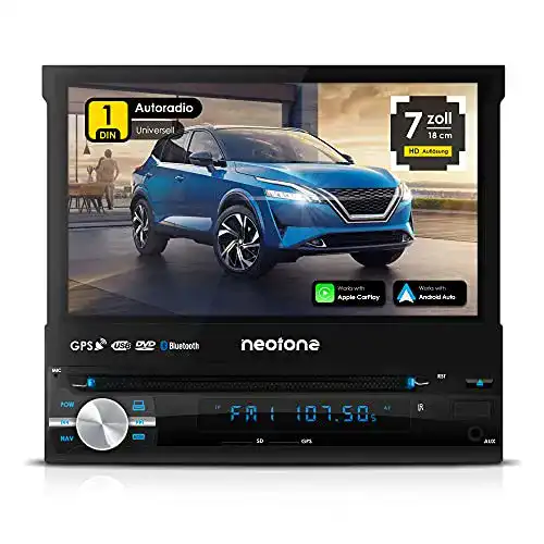 Autoradio-1-DIN-mit-Bildschirm Neotone NDX-150A Android 10