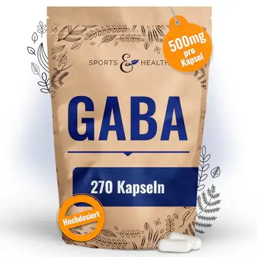 Gaba-Kapseln CDF Sports & Health Solutions, Hochdosiert